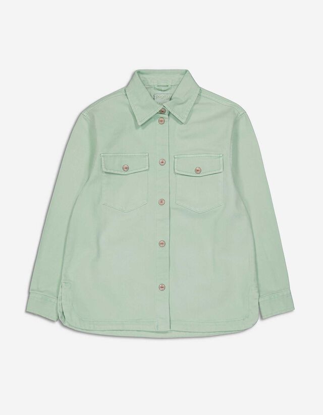 Giacca di jeans - Oversized Fit - verde chiaro