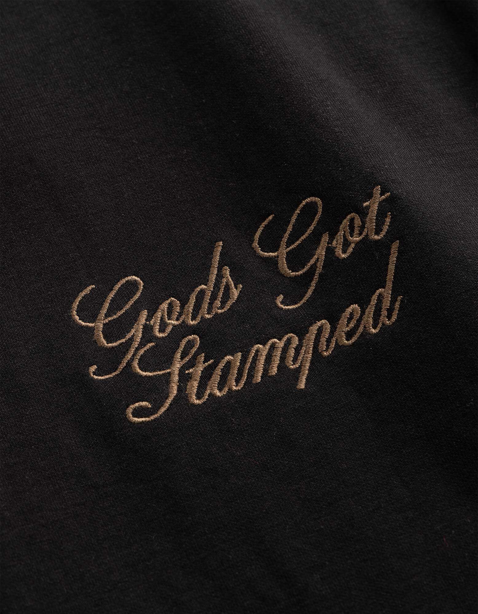 T-Shirt - R&uuml;ckenprint - schwarz