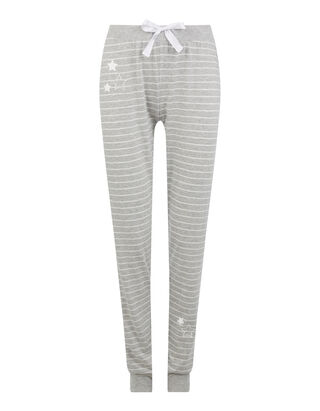 Damen Pyjamahose mit Streifenmuster