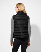 Steppweste - Steppnähte - schwarz