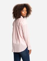 Blúzka - Náprsné vrecko - ruzova