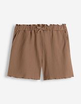 Shorts - einfarbig - Beige
