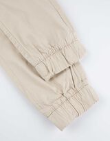 joggersy - Twill - bez