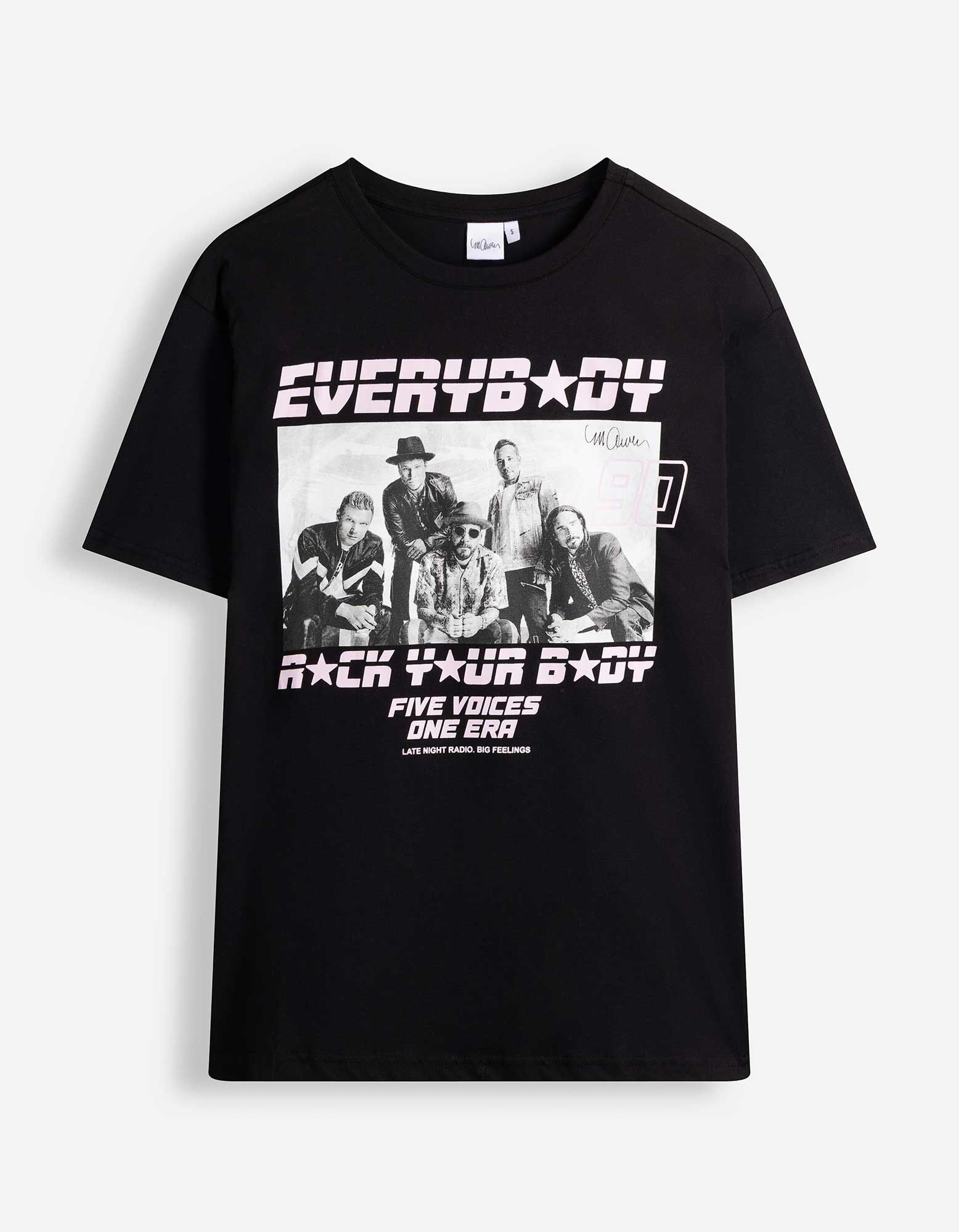 T-shirt - Sid Maurer - Zwart