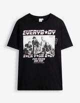T-shirt - Sid Maurer - Zwart