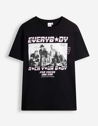 T-shirt - Sid Maurer - Zwart