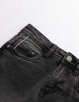 Short en jean - denim noir - noir