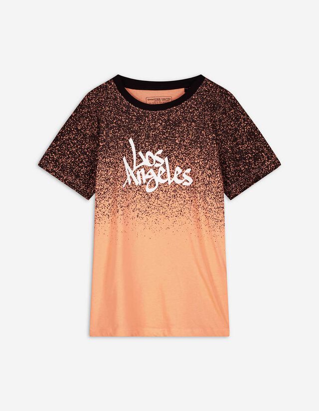T-shirt - Tekstprint - oranje