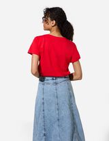 T-shirt - Borduursels - rood
