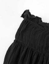 Kalhoty - Široký střih Wide Fit - cerná