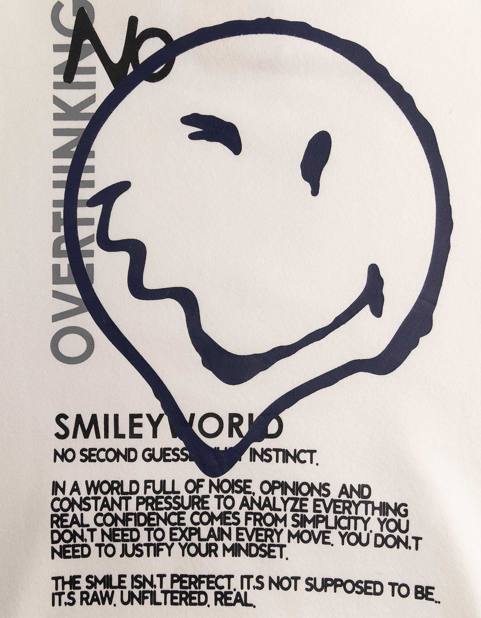 Mikina s kapucňou - SmileyWorld&reg; - Smotanov&aacute;