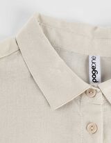 Ko&scaron;ulja haljina - Me&scaron;avina lana - bela