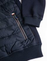 Felpa aperta - Tinta unita - blu scuro