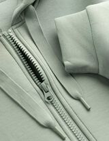 Prop&iacute;nac&iacute; mikina - tyrkysova