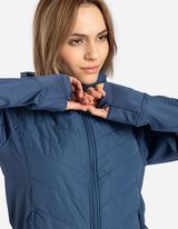 Jakna - jednobojna - tamno-plava