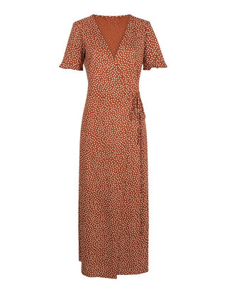 Damen Wickelkleid aus Modal- und Baumwollmix