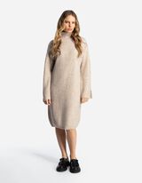 Pletena haljina - Podignuti ovratnik - bez