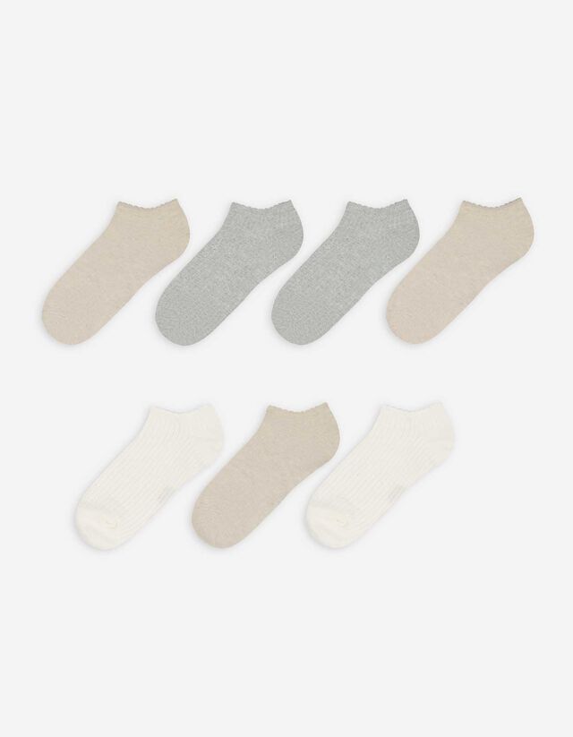 Calze sneakers - Confezione da 7 pezzi