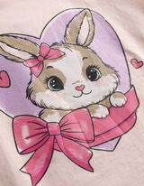 T-Shirt - Frontprint - rosa