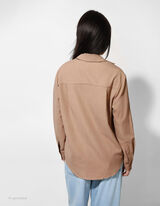 Bluse - Polyester - beige