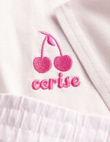 Pyjama Set aus Shirt und Shorts - Mustermix - Pink