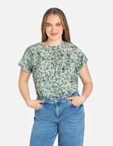 P&oacute;l&oacute; - Visszahajtott ujj - z&ouml;ld