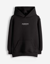 Hoodie - Scuba - schwarz