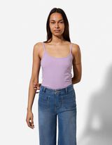 Top - &Scaron;pagetov&aacute; ram&iacute;nka - Svetle ružov&aacute;