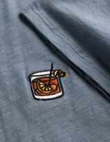 T-Shirt - Stickereien - t&uuml;rkis