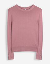 Strickpullover - Zierkn&ouml;pfe - Pink