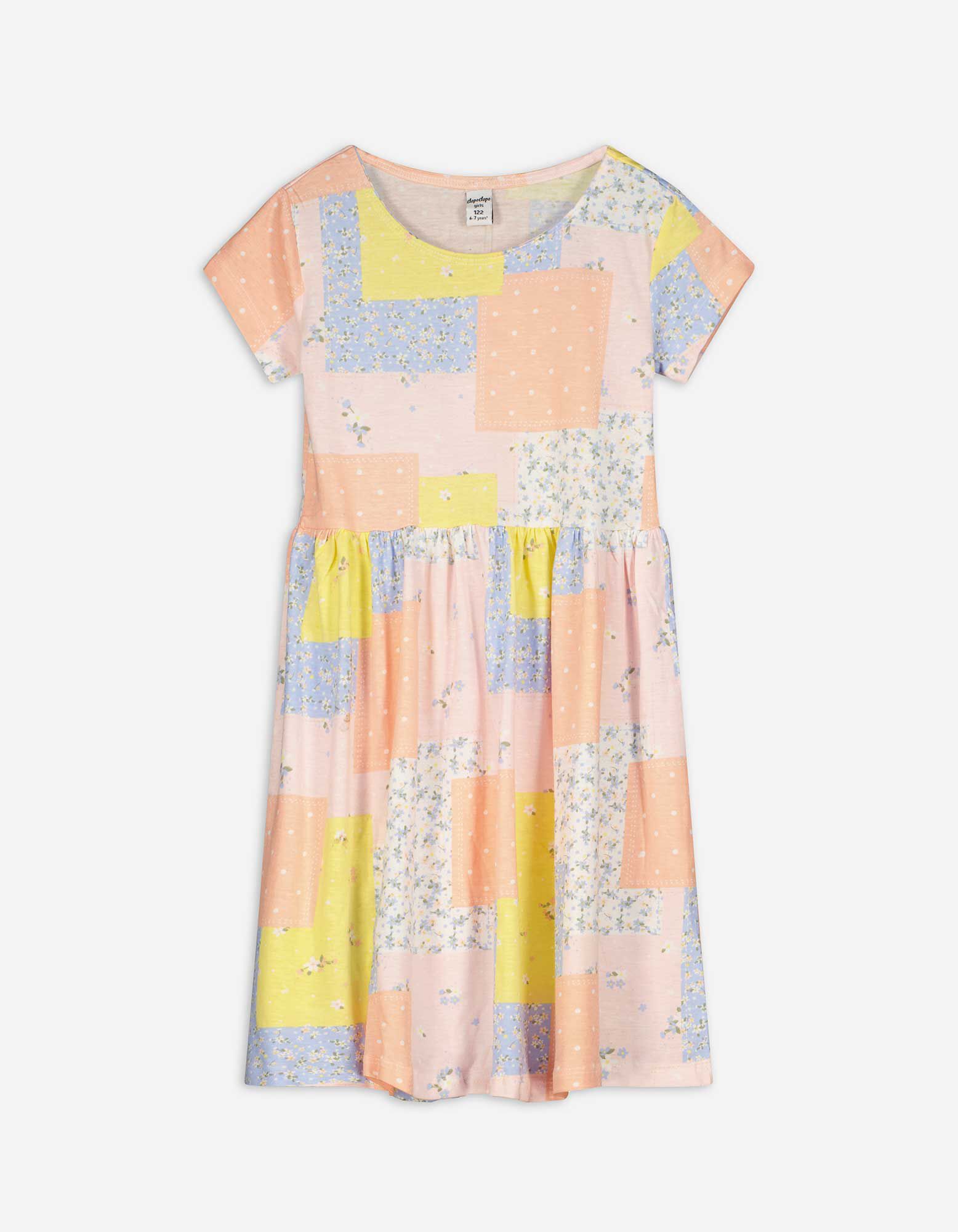 Robe Design multicolore blanc Takko Fashion