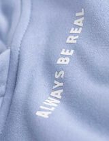 Majica s kapuljačom - Print - plava