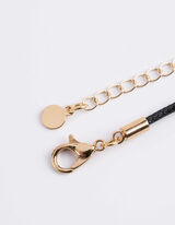 Řetízek  - Amulet - cerná