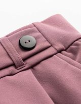 Pantalon - Fermeture &eacute;lastique - Lilas