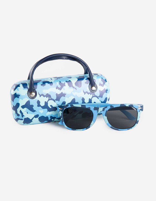 Set aus Sonnenbrille und Brillenetui 