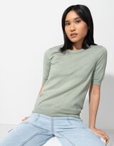 Pullover - Manica corta - verde chiaro