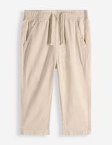 Pantalon - Lin m&eacute;lang&eacute; - blanc