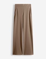 Hose - Elastischer Bund - braun