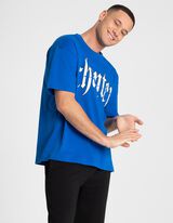 T-shirt - Ricami - blu scuro