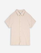 Camicia blusata - Mussola - beige