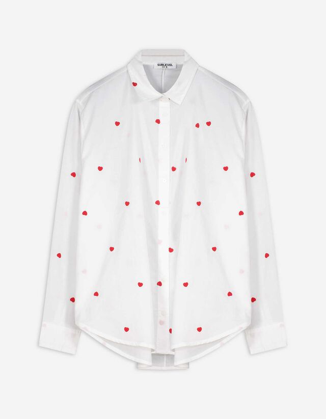 Blouse - Broderie - blanc