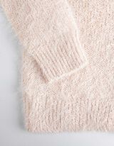 Vest - Met pailletjes - beige