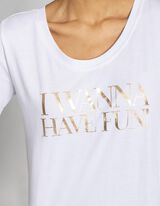 T-s&auml;rk - motiiv - valge