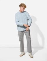 Overhemd - Regular fit - lichtblauw