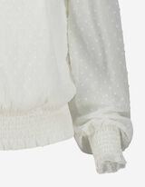 Palaidinė - Suri&scaron;ama apačia - baltas