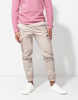 Cargobroek - Regular waist - beige