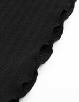 T-shirt - Wikkellook - zwart