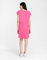 T-shirt jurk - Oversized mouwen - pink