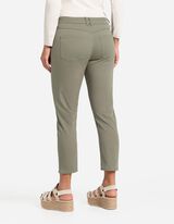 7/8-broek - Knoopsluiting - donkergroen