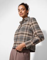 Blúz - Kockás - bézs